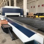 2kw cnc faserlaserschneider, laserschneid- und graviermaschine mit austauschtisch