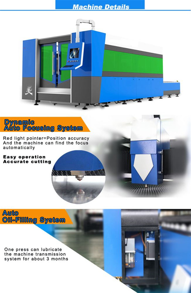 1500w Faserlaser Blechschneidemaschine