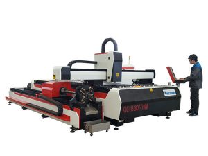 Faserlaser-Metallschneidemaschine 500w 800w 1kw 800mm / s Betriebsgeschwindigkeit