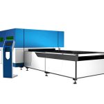 Industrielle 3D-Laserschneidanlage mit berührungslosem Schneidkopf